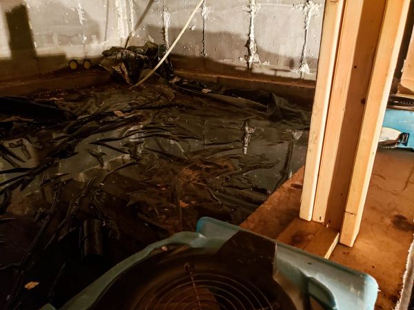 Crawlspace Water Cleanup in Richmond